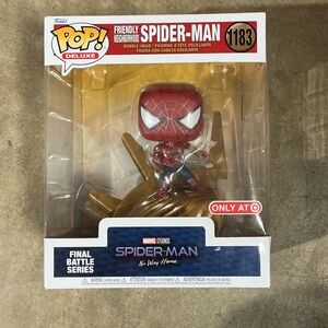 Funko Spider-Man Red and Gold Deluxe Pop! Figure